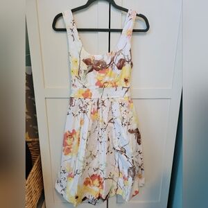 Floral Summer Dress Sleeveless Garden